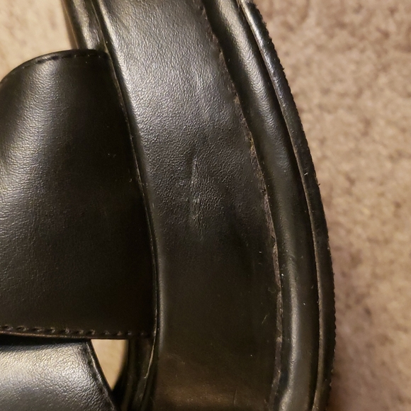 Unlisted Black Platform Slip On Heel Sz 8 - Picture 7 of 11